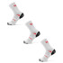 Medias Unisex Wilson x3 Largas Blanco - Negro