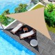 Lona vela triangular en malla sombra 3,6 mts BEIGE