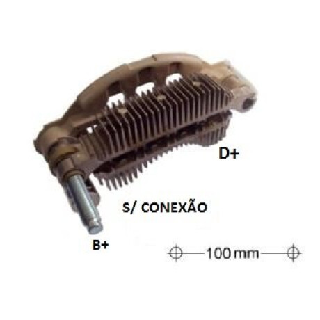 PLACA RECTIFICADORA - KIA CARNIVAL 8D C/TRIODO 100MM=IK.3379 NOSSO PLACA RECTIFICADORA - KIA CARNIVAL 8D C/TRIODO 100MM=IK.3379 NOSSO