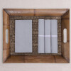 Set x4 Servilletas Gris