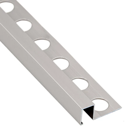 LISTELO ALUMINIO 12X10 2.60 MTS PLATA MATE ALUMACER 000