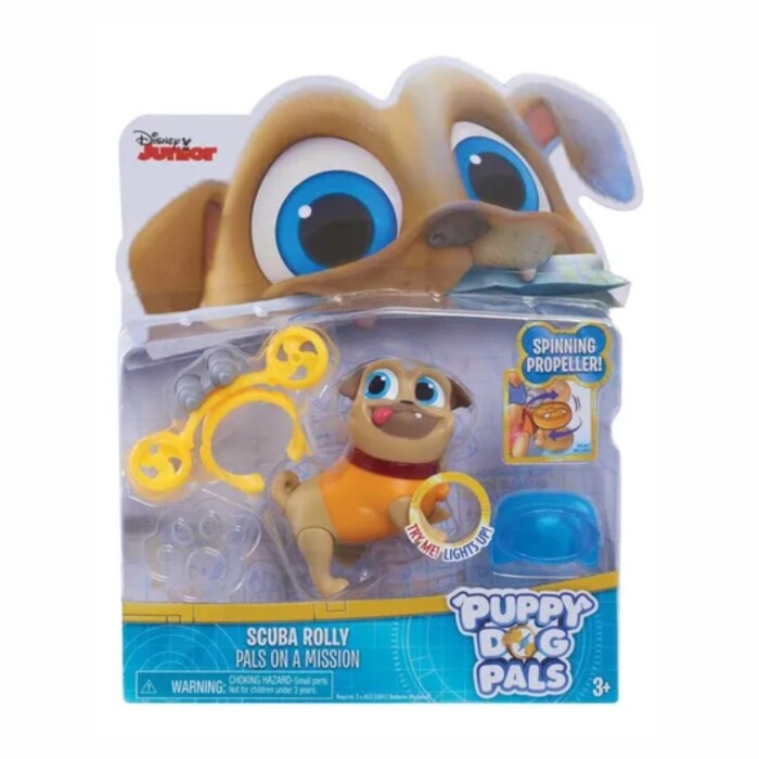 PUPPY DOG PALS FIG. VAM. DE MISION ROLLY única