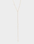 Collares Largos Perlas Collar Largo Con Perlas - Dorado