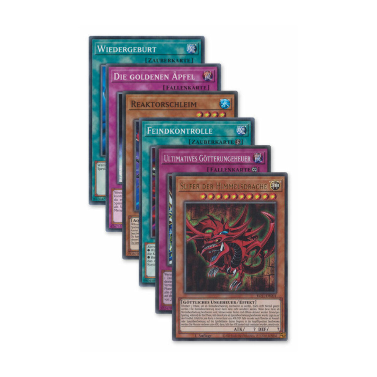 Yu Gi Oh Baraja De Estructura Dioses Egipcios Slifer El Dragon Del