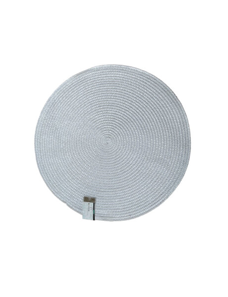 INDIVIDUAL TEJIDO CIRCULAR D38CM BLANCO INDIVIDUAL TEJIDO CIRCULAR D38CM BLANCO