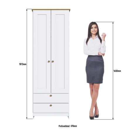 ROPERO 2 PUERTAS 2 CAJONES GUARDARROPA ARMARIO PLACARD CLOSET - LÍNEA AMERICANA ROPERO 2 PUERTAS 2 CAJONES GUARDARROPA ARMARIO PLACARD CLOSET - LÍNEA AMERICANA