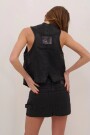 Chaleco Saman leather Negro