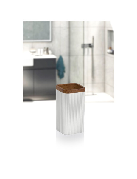 PORTACEPILLO MINA C/MADERA CUADRADO RAYAS BLANCO PORTACEPILLO MINA C/MADERA CUADRADO RAYAS BLANCO