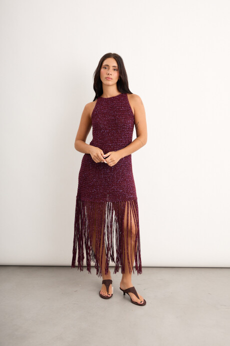 Vestido Campo 2027 Bordó