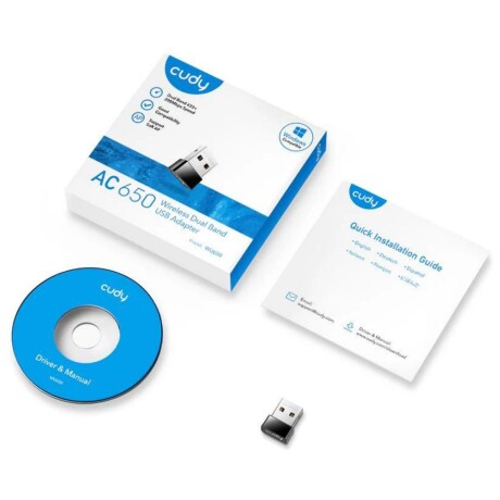 Adaptador Cudy Wifi AC650 Doble Banda 001