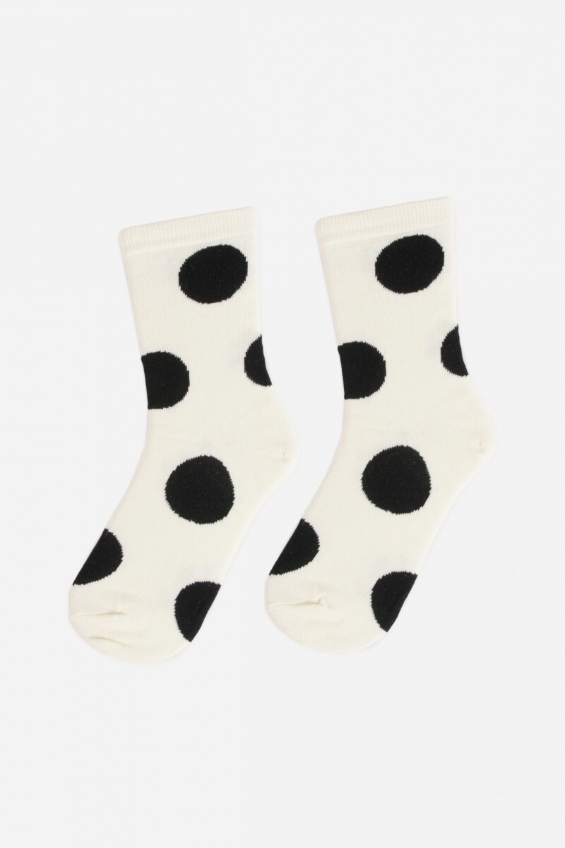 Medias lunares blanco