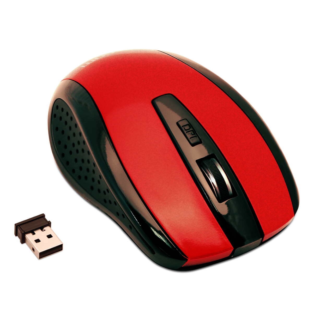 Mouse Inalámbrico ARGOM 2.4Ghz Seis Botones - Red 