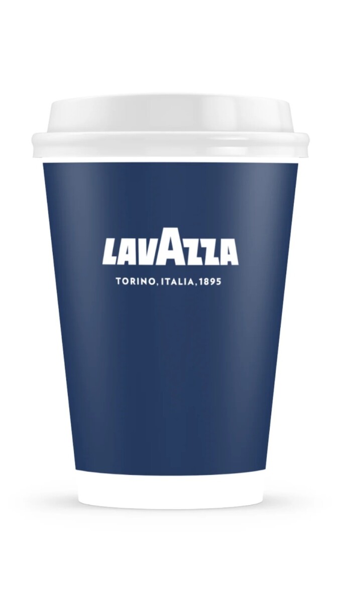 Vaso Lavazza de cartón - 12 Oz c/tapa 