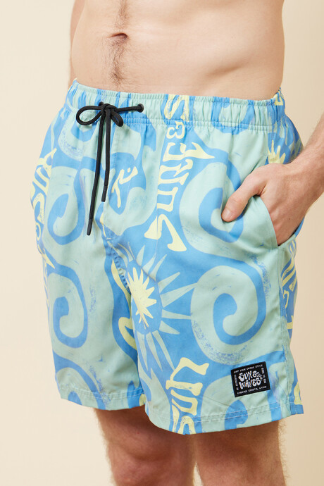 SHORT MELEYS RUSTY Azul