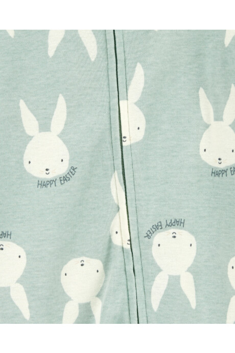 Pijama una pieza de algodón, con pie, diseño pascua Pijama una pieza de algodón, con pie, diseño pascua