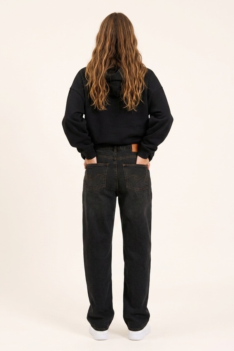 JEAN BAGGY WAVES BLACK J-negro