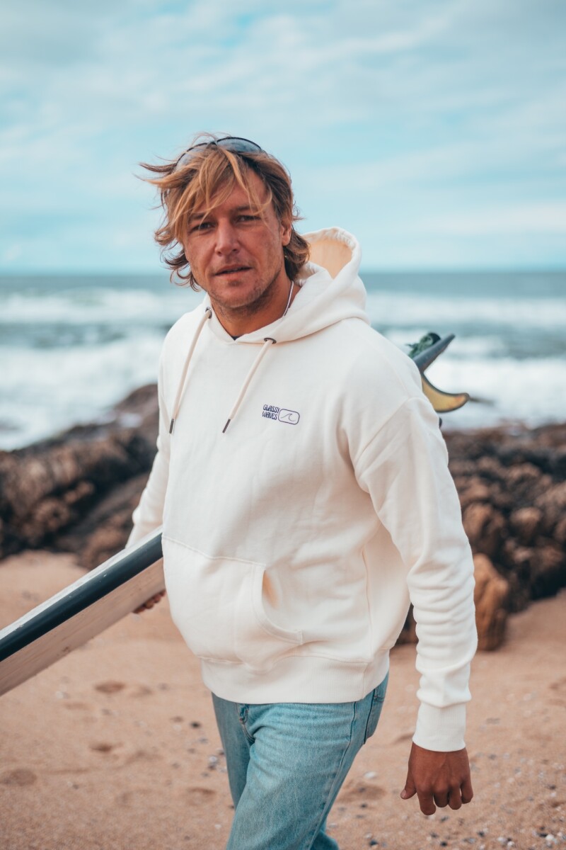 Hoodie Ocean / Natural U