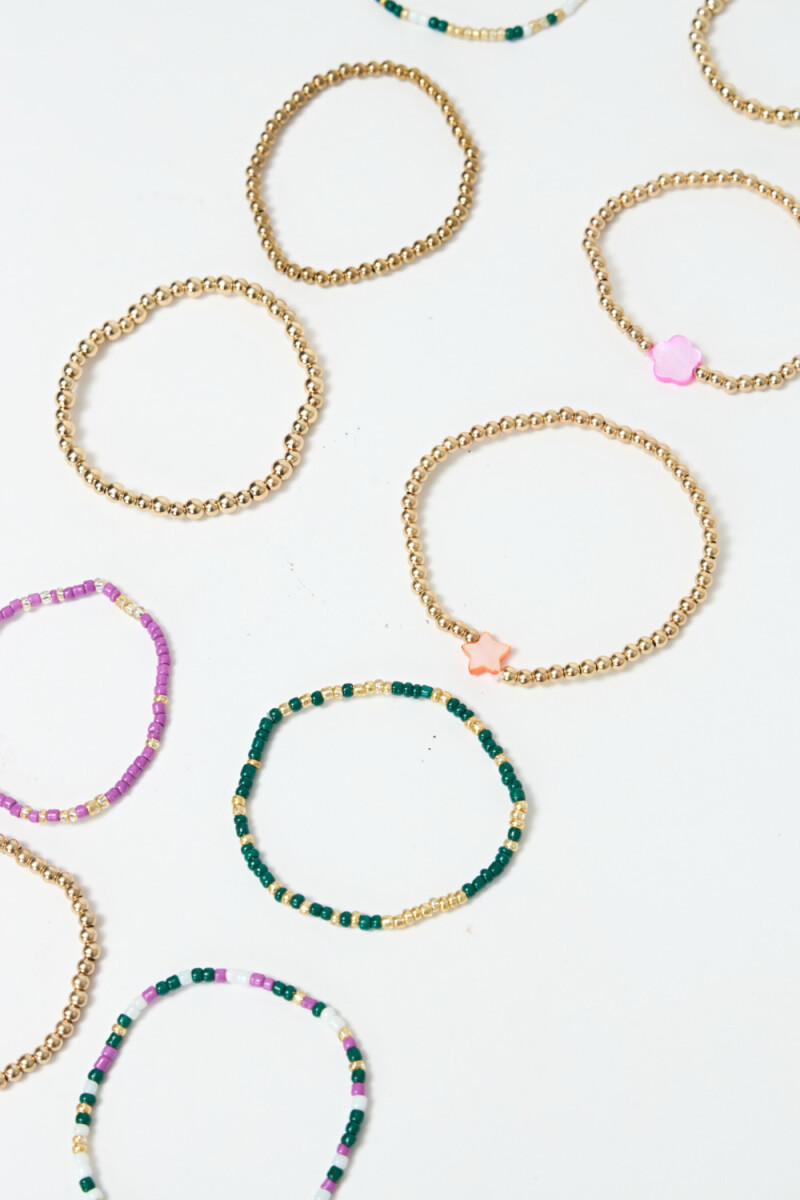 Set pulseras - Colores 