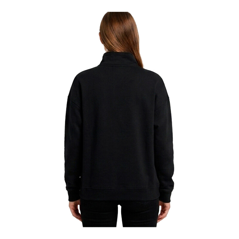Buzo Wonder Woman Dama ( Half Zip ) de Mujer - WWIAFW24500 Negro