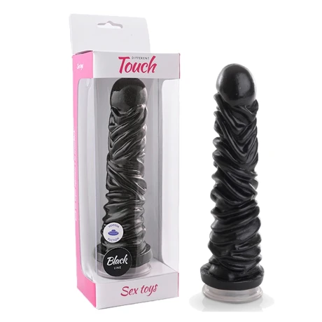 Consolador Twister Con Ventosa Negro