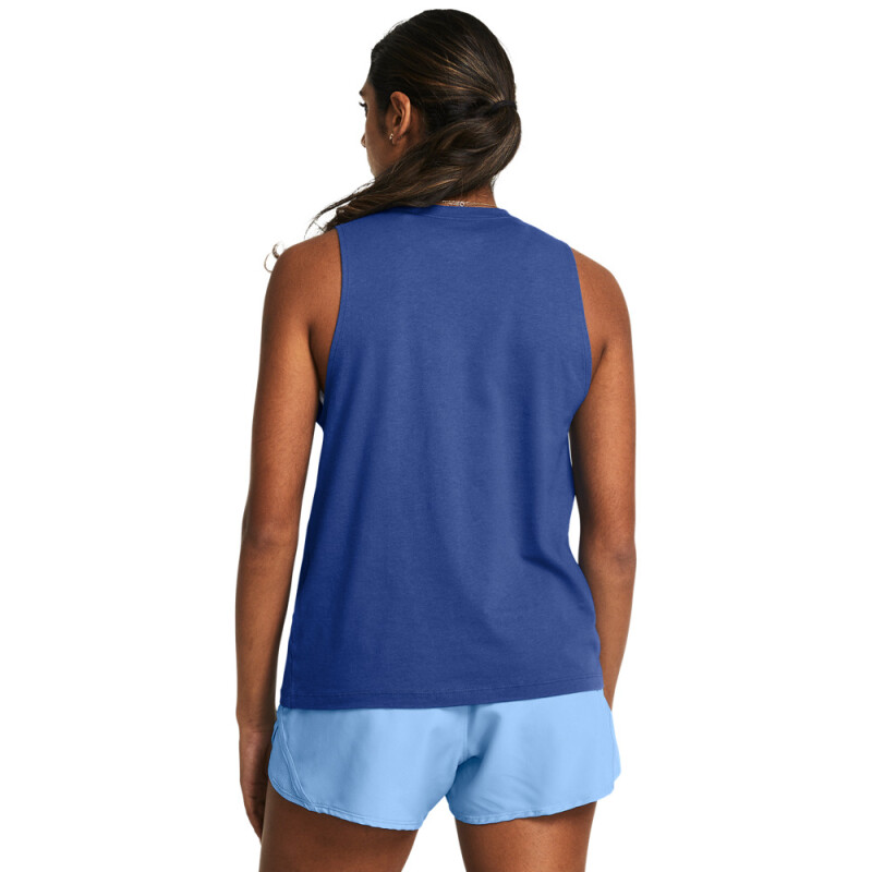 UA Logo Tank-PNK BLU-432