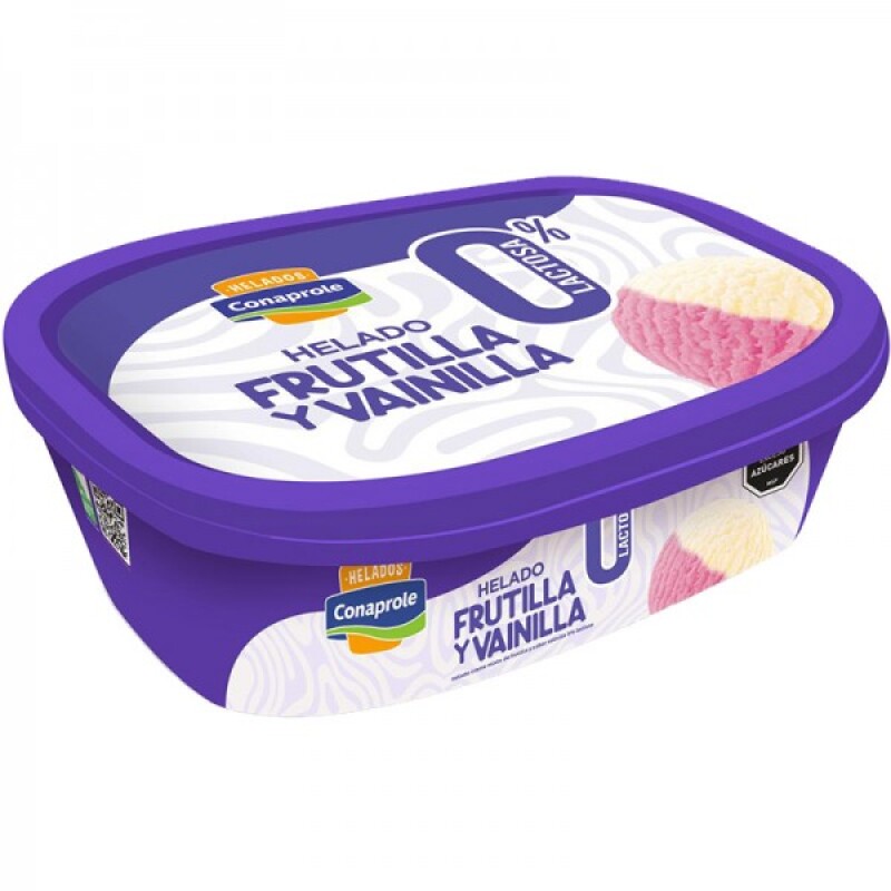 HELADO FRUTILLA Y VAINILLA SIN LACTOSA 1L DESLACTOSADO HELADO FRUTILLA Y VAINILLA SIN LACTOSA 1L DESLACTOSADO