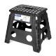 Banqueta plegable 29x22x32 NEGRO