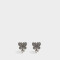 Aros Clips Mariposas Aros Clip Mariposa - Plateado