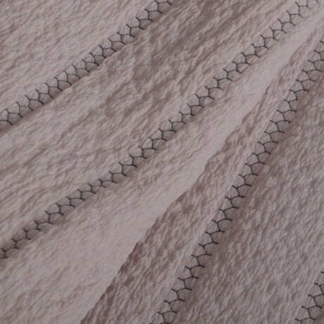 SET CUBRECAMA SUPER KING POLIESTER NATURAL-BEIGE TRAMA ARENA