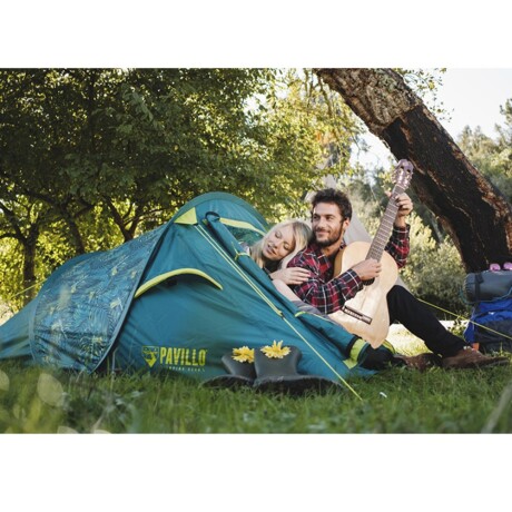 Carpa Pavilo Autoarmable 2 Personas con Bolso para Camping Verde