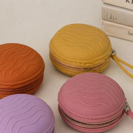 Monedero silicona con colgante Amarillo