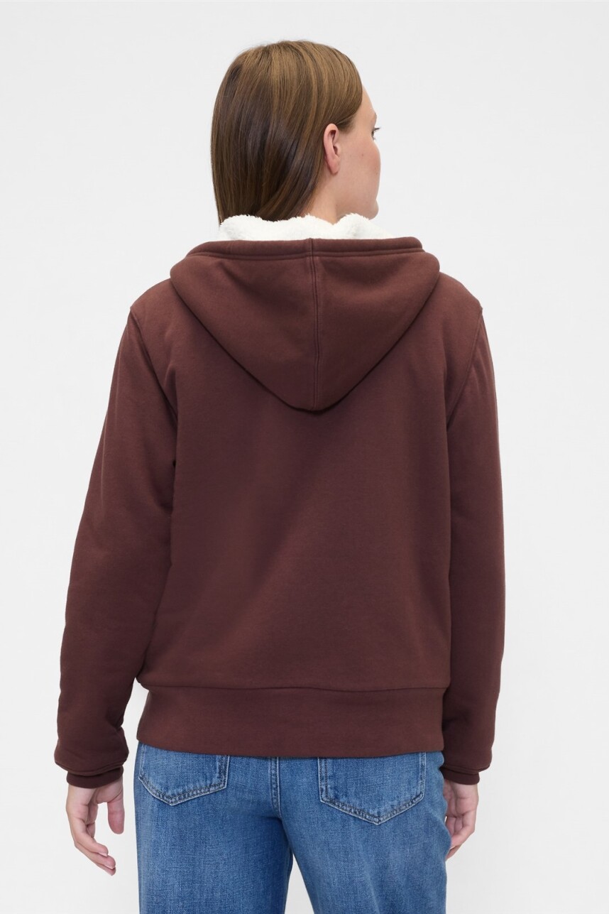 Canguro Con Corderito Logo Gap Mujer Chocolate Bar 041