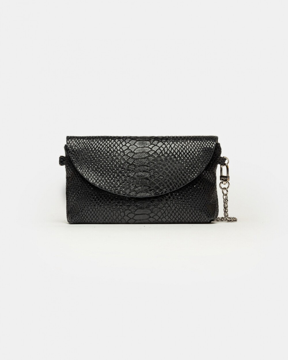 Mini bag Viena en cuero gamuza Negro