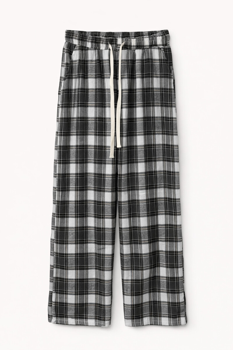PANTALON PIJAMA FLANNEL - GRIS 