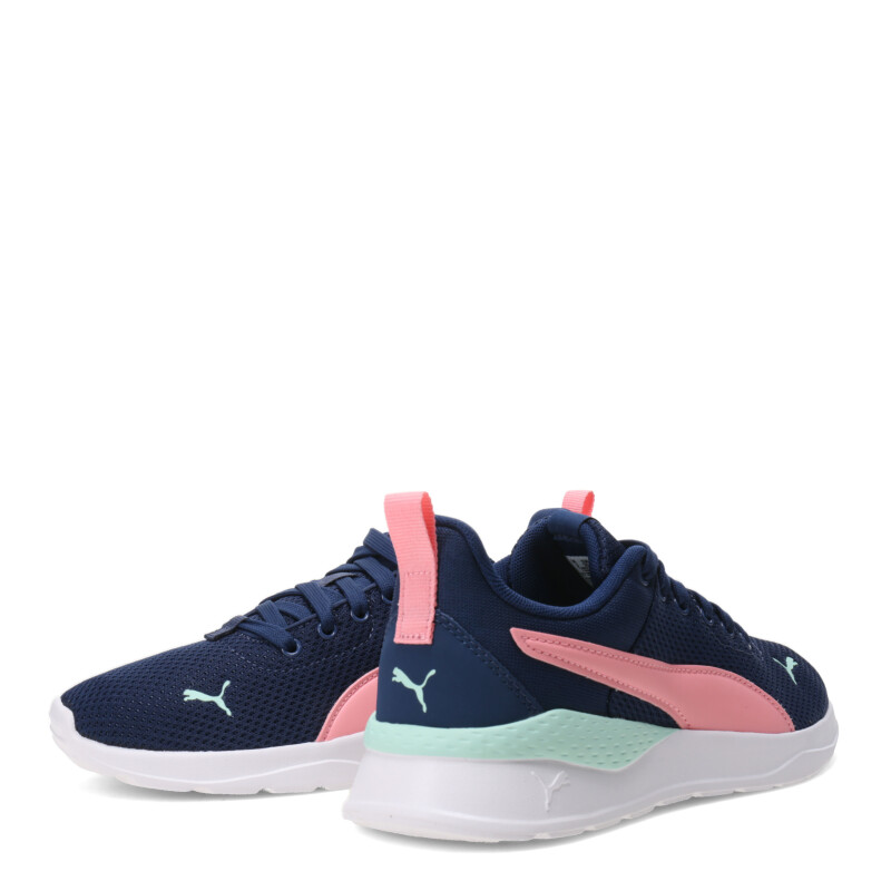 Championes Unisex Puma Anzarun Lite Azul Marino - Rosado - Verde Menta