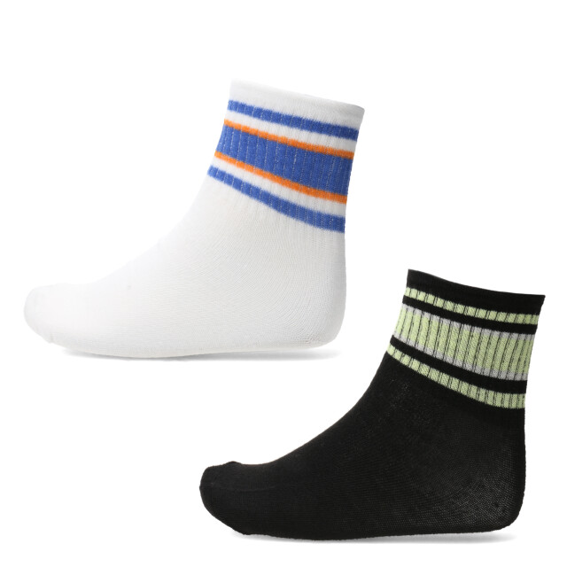 Medias Infantiles N+ Colores Blanco - Negro - Multicolor