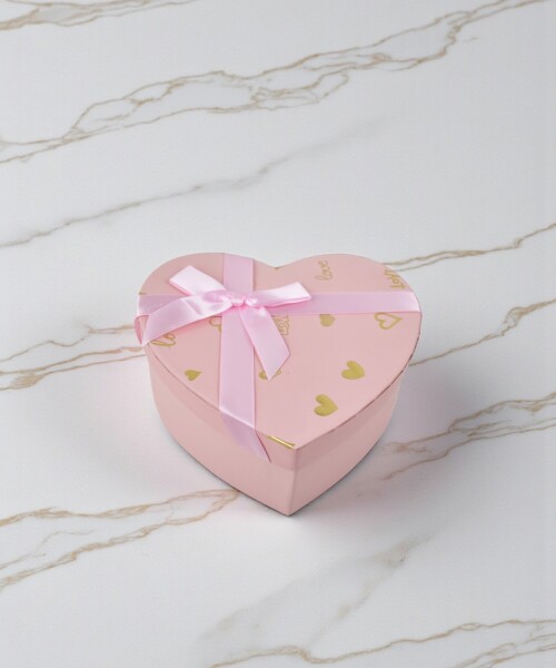 Caja Rigida Corazon 18 cm ROSADO