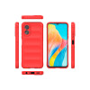 Protector para Oppo A38 engomado con textura color rojo Protector Para Oppo A38 Engomado Con Textura Color Rojo