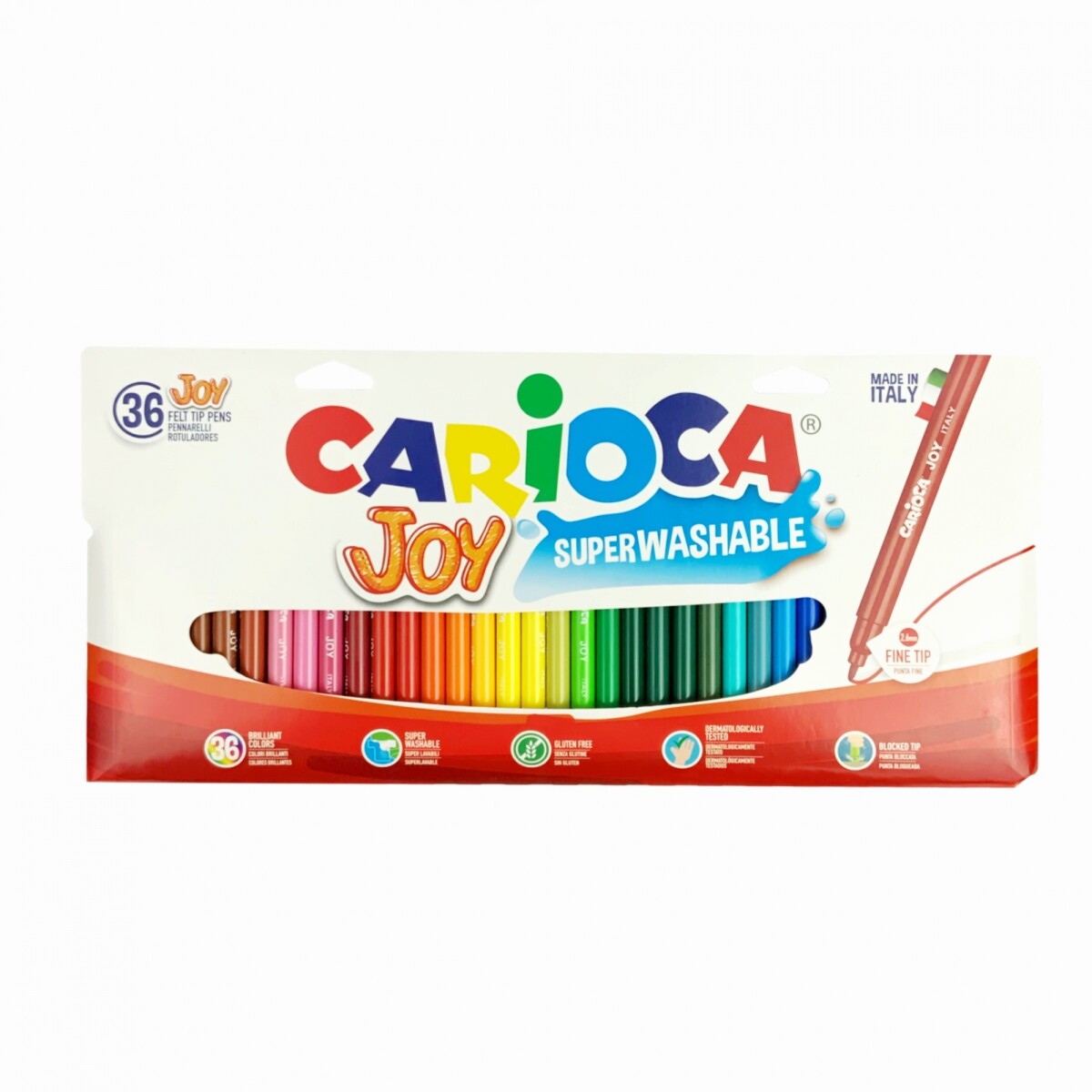 Marcador Carioca Fino Joy - x36 