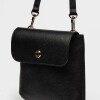 Mini Bag Liana En Cuero Graneado Negro
