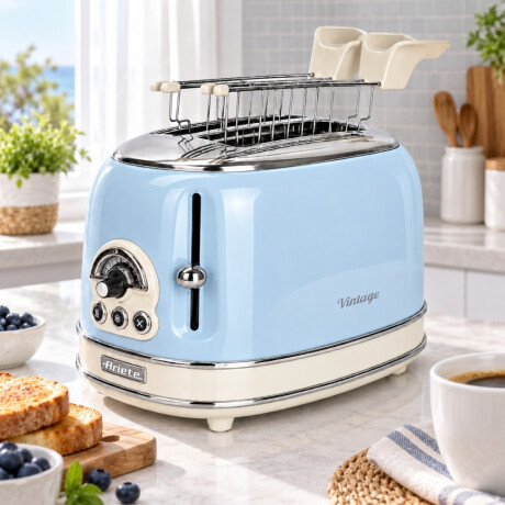 Tostadora 2 Ranuras Con Pinza Azul Vintage Ariete Tostadora 2 Ranuras Con Pinza Azul Vintage Ariete