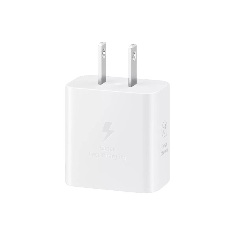 Cargador Original Samsung 25W USB-C Con Cable USB-C Blanco Cargador Original Samsung 25W USB-C Con Cable USB-C Blanco