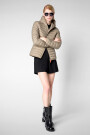 HOODED JACKET DAISY Gris