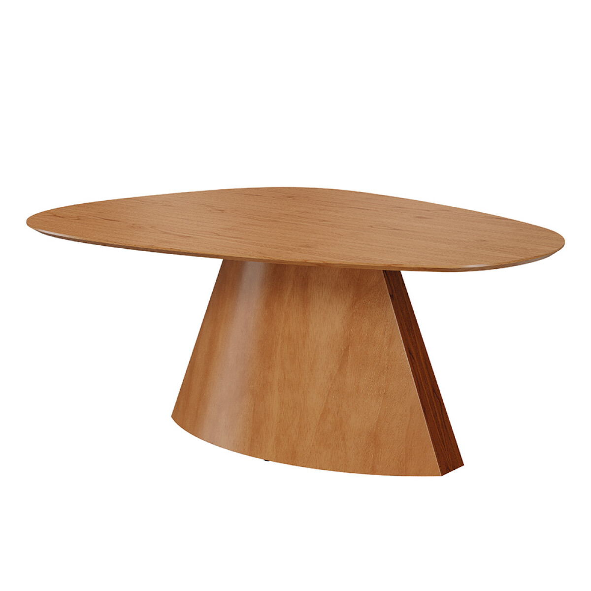 Mesa De Comedor Olivia Orgánica Color Nogueira 