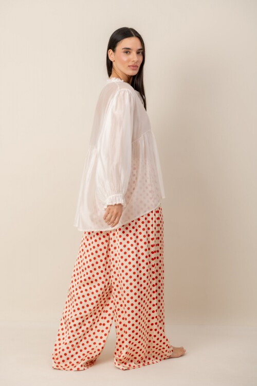 Pantalon Dots Rojo