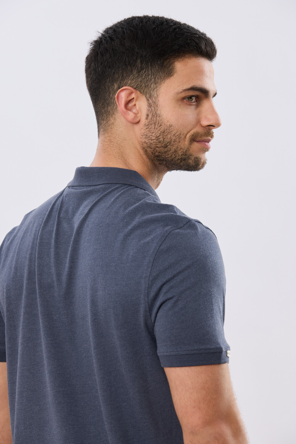 REMERA POLO LISA JERSEY Denim