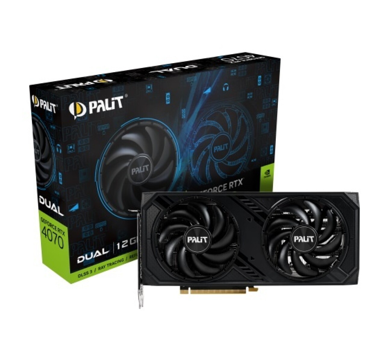 Tarjeta Video Palit Rtx 4070 Dual 12GB 