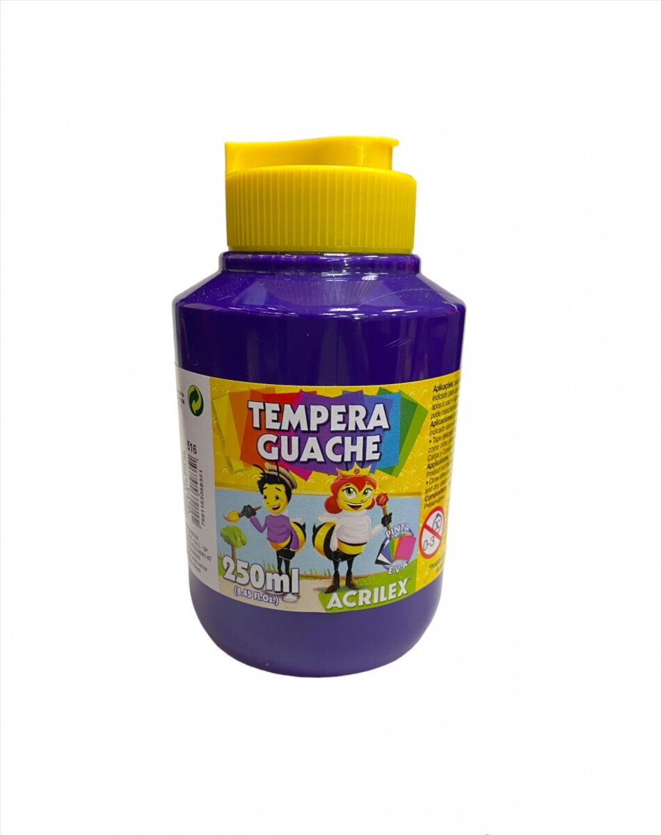 Tempera Acrilex 250ml - 516 violeta 