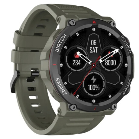 Reloj Inteligente Smartwatch Deportivo Resistente Blackview W50 - Negro Verde