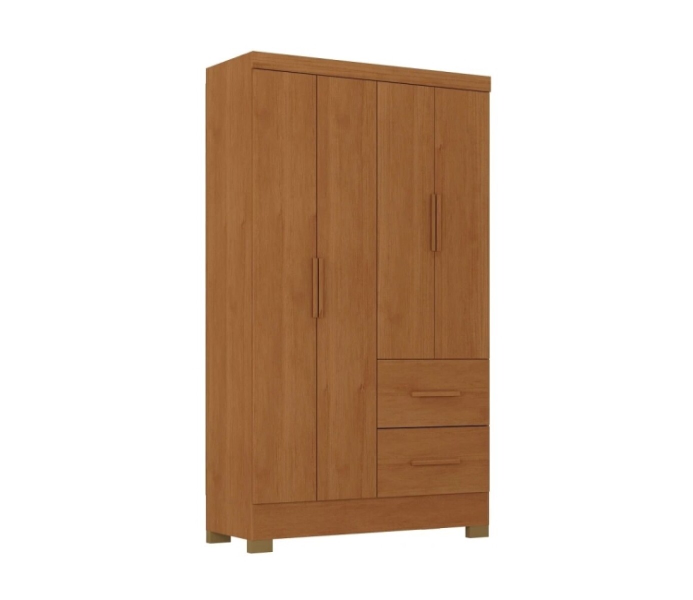 Ropero 4 Puertas 2 Cajones Nero Angelin 8423a 